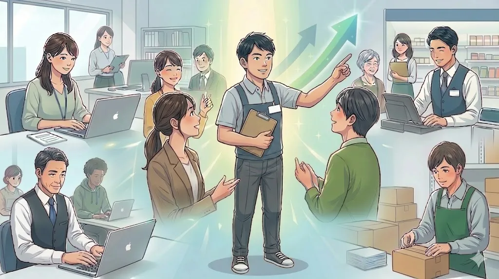 仕事を通じての成長